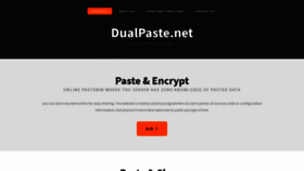 What Dualpaste.net website looked like in 2022 (1 year ago)