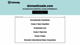 What Domesticsale.com website looked like in 2022 (1 year ago)