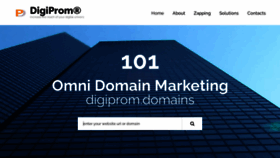 What Digiprom.domains website looked like in 2022 (1 year ago)