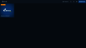 What Devox.uno website looked like in 2022 (1 year ago)