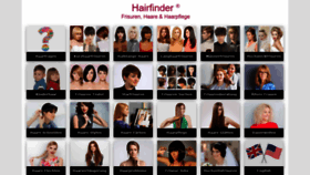 What De.hairfinder.com website looked like in 2022 (1 year ago)