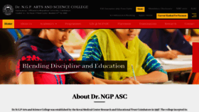 What Drngpasc.ac.in website looked like in 2022 (1 year ago)