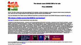 What Dahb.com website looked like in 2022 (1 year ago)