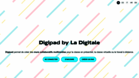 What Digipad.app website looked like in 2022 (1 year ago)