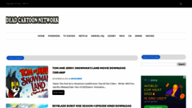 What Deadcartoonnetwork.xyz website looked like in 2022 (1 year ago)