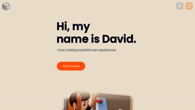 What David-hckh.com website looked like in 2022 (1 year ago)