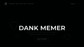 What Dankmemer.lol website looked like in 2022 (1 year ago)