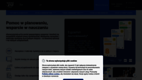 What Dlanauczyciela.pl website looked like in 2022 (1 year ago)
