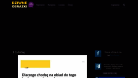 What Dziwneobrazki.pl website looked like in 2022 (2 years ago)
