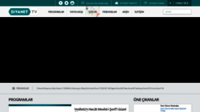 What Diyanet.tv website looked like in 2022 (1 year ago)