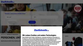What Dasschnelle.at website looked like in 2022 (1 year ago)