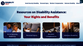 What Disabilityhelp.org website looked like in 2022 (1 year ago)
