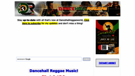 What Dancehallreggaeworld.com website looked like in 2022 (1 year ago)
