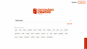 What Dicionariocriativo.com.br website looked like in 2022 (1 year ago)