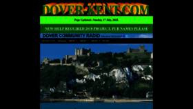 What Dover-kent.com website looked like in 2022 (3 years ago)