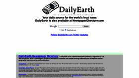 What Dailyearth.com website looked like in 2022 (1 year ago)