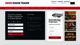 What Dieselenginetrader.com website looked like in 2022 (1 year ago)