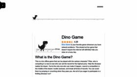 What Dino-game.co website looked like in 2022 (1 year ago)