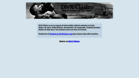 What Divxclasico.com website looked like in 2022 (1 year ago)
