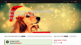 What Dognow.at website looked like in 2022 (1 year ago)