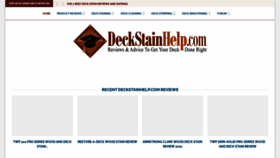 What Deckstainhelp.com website looked like in 2022 (1 year ago)