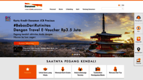 What Danamon.co.id website looked like in 2022 (1 year ago)