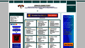 What Dracodirectory.com website looked like in 2022 (1 year ago)