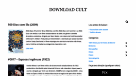 What Downloadcult.org website looked like in 2022 (1 year ago)