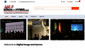 What Digitalsongsandhymns.com website looked like in 2022 (1 year ago)