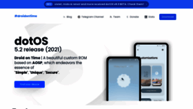 What Droidontime.com website looked like in 2022 (1 year ago)