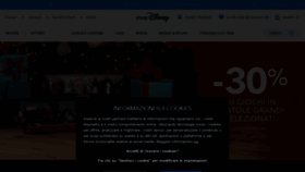 What Disneystore.it website looked like in 2022 (1 year ago)