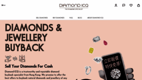 What Diamondicq.com website looked like in 2022 (1 year ago)