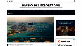 What Diariodelexportador.com website looked like in 2022 (1 year ago)