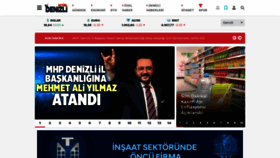 What Denizliaktuel.com website looked like in 2022 (1 year ago)