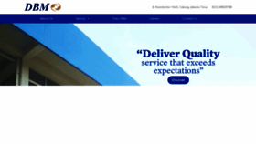 What Dbm.co.id website looked like in 2022 (3 years ago)