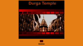 What Durga.org website looked like in 2022 (1 year ago)