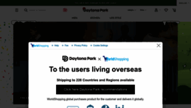 What Daytona-park.com website looked like in 2022 (1 year ago)