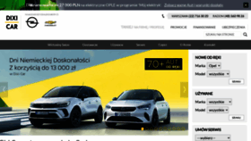 What Dixi-car.pl website looked like in 2022 (1 year ago)