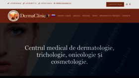 What Dermaclinic.md website looked like in 2022 (1 year ago)
