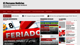 What Diarioelperuano.pe website looked like in 2022 (1 year ago)