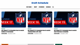 What Draftinsider.net website looked like in 2022 (1 year ago)