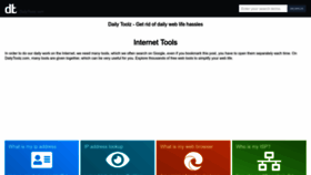 What Dailytoolz.com website looked like in 2022 (1 year ago)