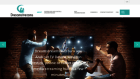 What Dreamstreams.net website looked like in 2022 (1 year ago)
