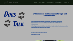 What Dogs-talk.at website looked like in 2022 (1 year ago)