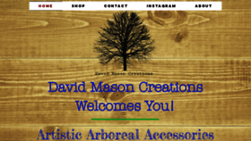 What Davidmasoncreations.com website looked like in 2022 (1 year ago)