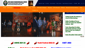What Dauniv.ac.in website looked like in 2022 (1 year ago)