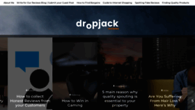 What Dropjack.com website looked like in 2022 (1 year ago)