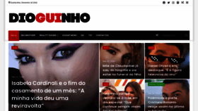 What Dioguinho.pt website looked like in 2022 (1 year ago)