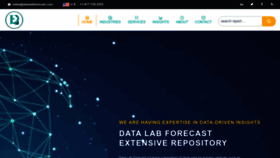 What Datalabforecast.com website looked like in 2022 (1 year ago)