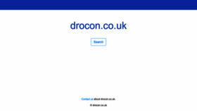 What Drocon.co.uk website looked like in 2022 (1 year ago)